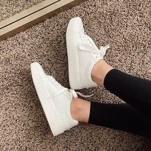 Steve Madden | White Platform Tennis Shoes